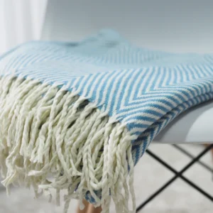 Throw blanket model: Sky Blue
