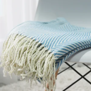 Throw blanket model: Sky Blue