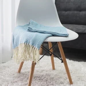 Throw blanket model: Sky Blue