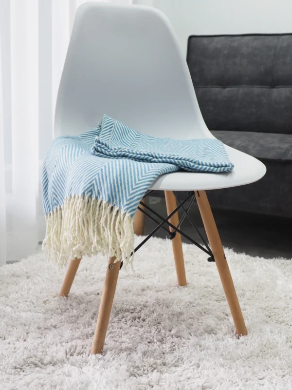 Throw blanket model: Sky Blue