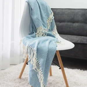 Throw blanket model: Sky Blue