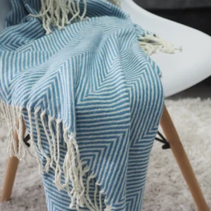 Throw blanket model: Sky Blue