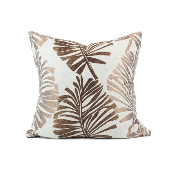 Cushion model: LEAVES-Browncolor-Big-01
