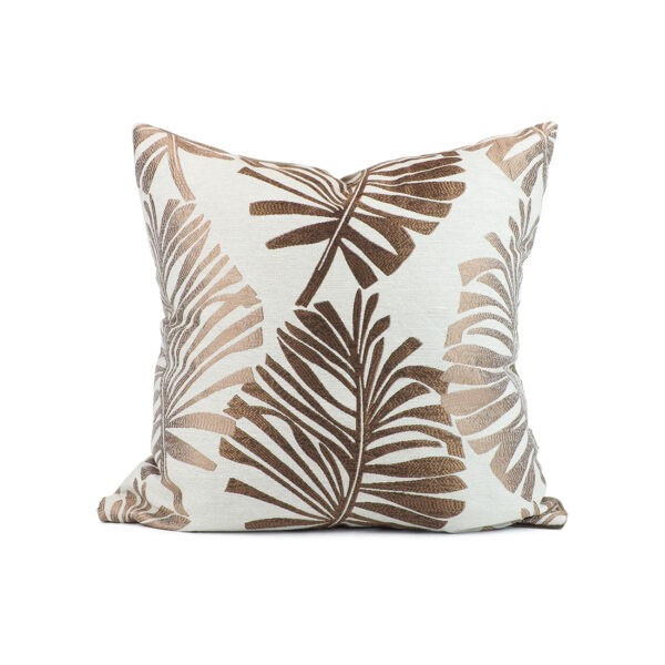 Cushion model: LEAVES-Browncolor-Big-02