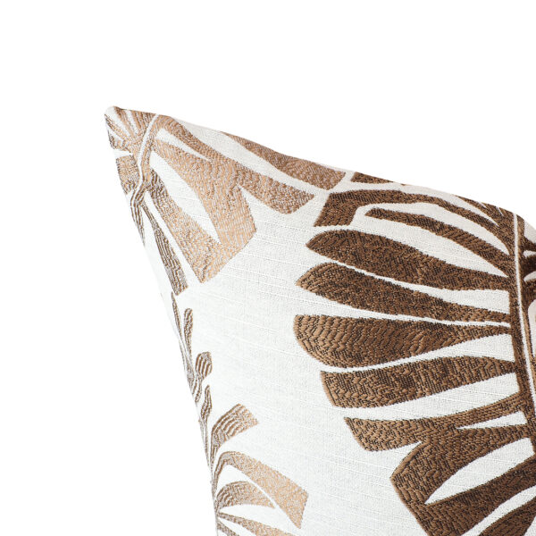 Cushion model: LEAVES-Browncolor-Big-03