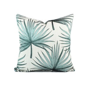 Cushion model: LEAVES-Greencolor-Small-01