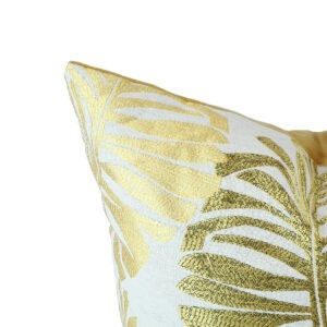 Cushion model: LEAVES-Yellowcolor-Big-03
