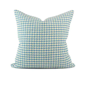 หมอนอิง รุ่น HOUNDSTOOTH-Blue-50x50-02