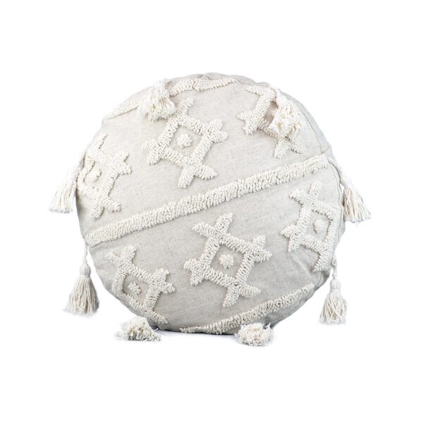 Cushion model: NordicBeige-Round-01