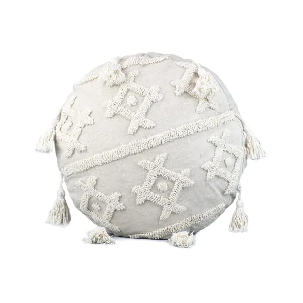 Cushion model: NordicBeige-Round-01