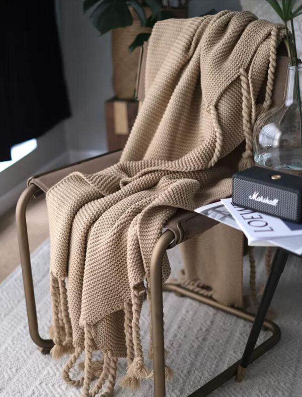 Throws Blanket Medusa Khaki