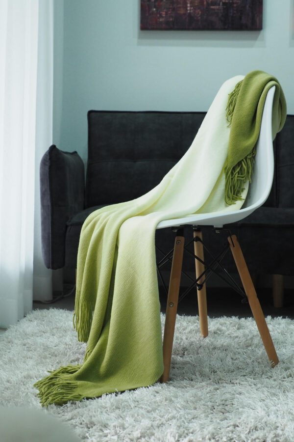 Throws Blanket Ombre Olive
