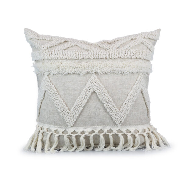 หมอนอิง รุ่น Nordic-Beige-ZigZag-01