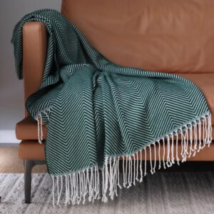 Throws Blanket - Owen Dark Green