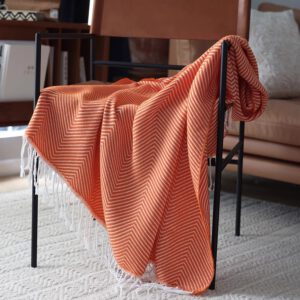Throws Blanket - Owen Orange