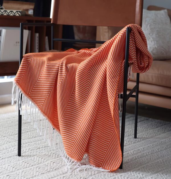 Throws Blanket - Owen Orange