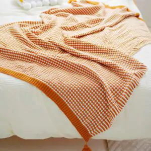 Throws Blanket - Pinto Orange