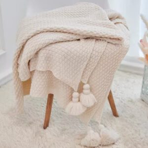 hrows Blanket - Chunky Cream